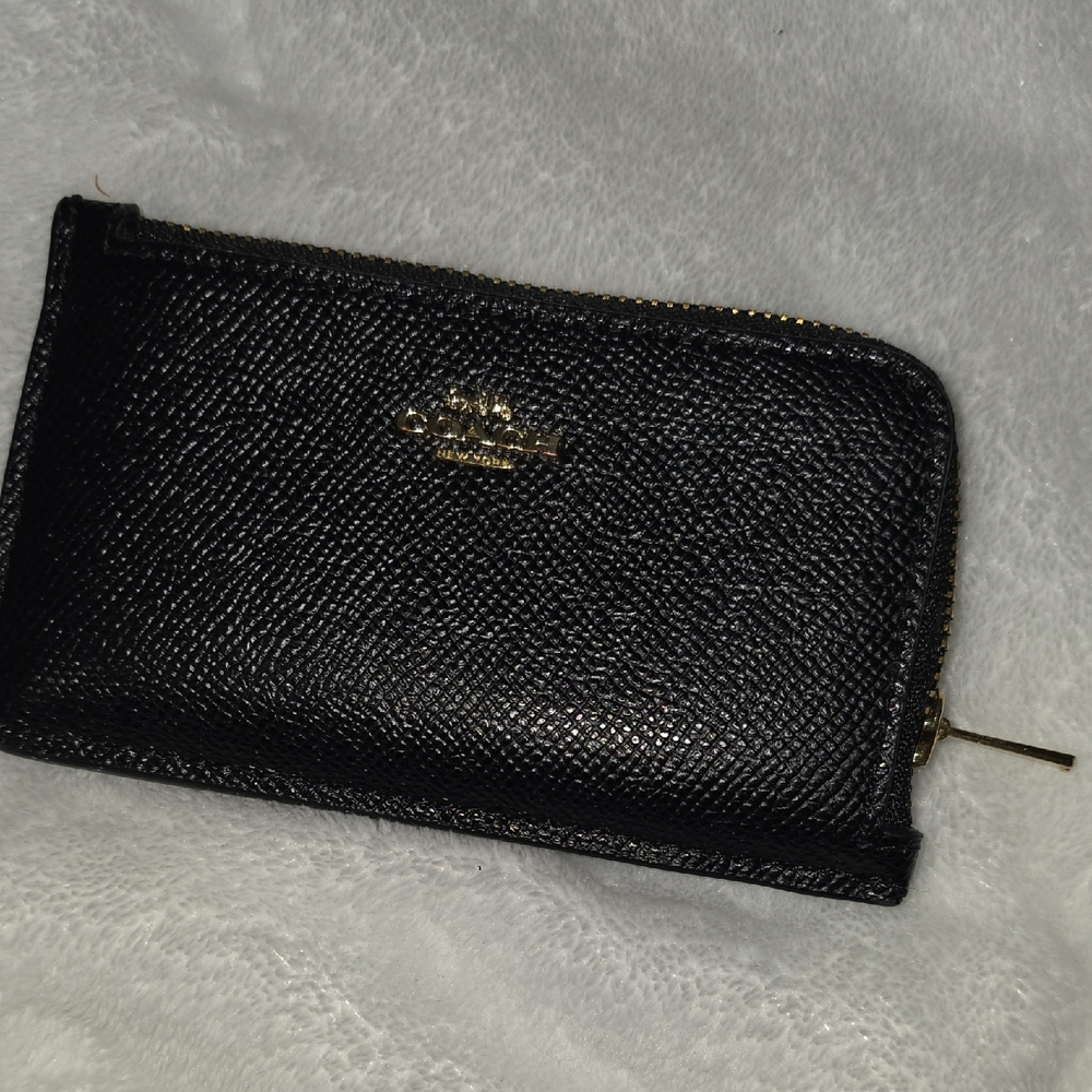 Coach Black Leather Wallet